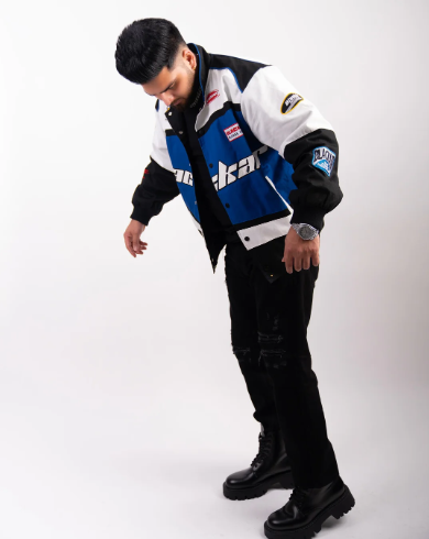 Blackair jacket premium blue and white by Xoratic