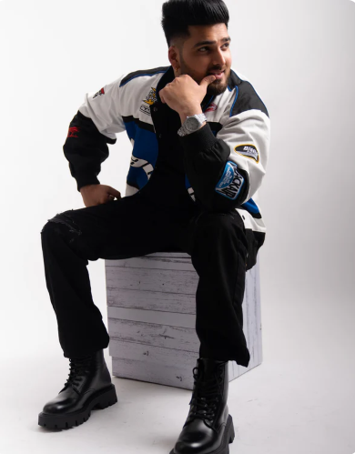 Blackair jacket premium blue and white by Xoratic