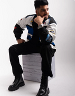 Blackair jacket premium blue and white by Xoratic