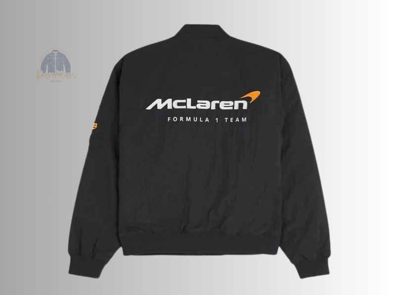 Black performance racing jacket by Xoratic
