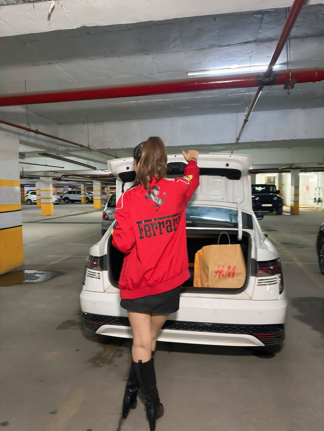 Redline Duo Racing + Leather Jacket Combo (Red & Black)