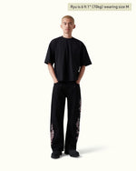 Cherry Blossom Knight Embroidered Jeans