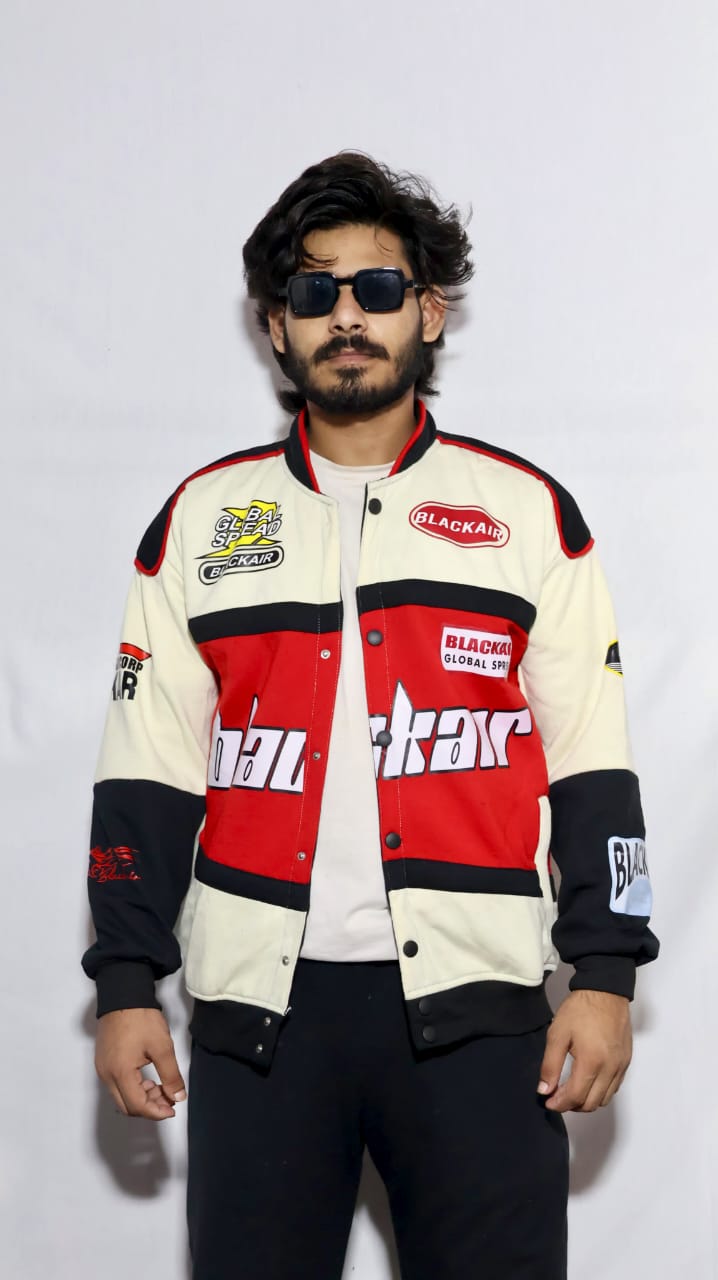 Racing Icon Vintage Black Air Jacket | Classic Motorsport Fashion & Racers