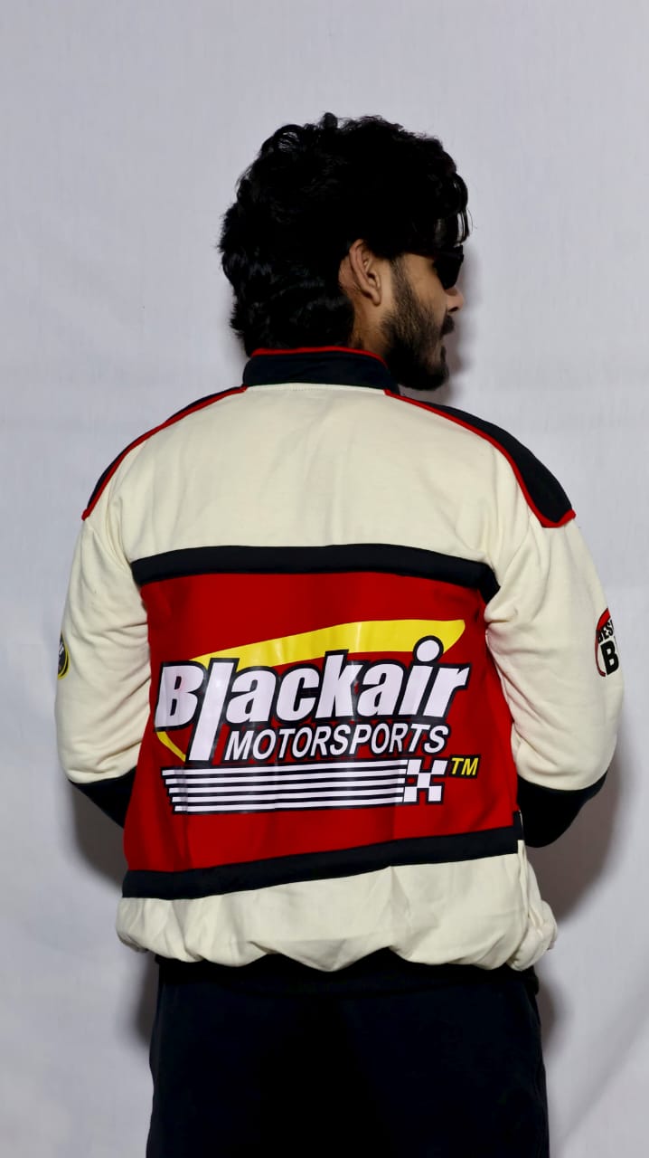 Racing Icon Vintage Black Air Jacket | Classic Motorsport Fashion & Racers