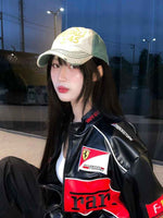 Racing-style leather jacket by Xoratic