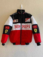 Tri-colour motorsport-style racing jacket by Xoratic