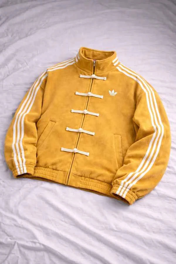 Chinese New Year CNY Premium Streetwear Jacket in Yollow.