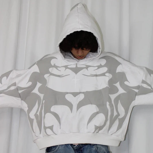 White Depth Hoodie