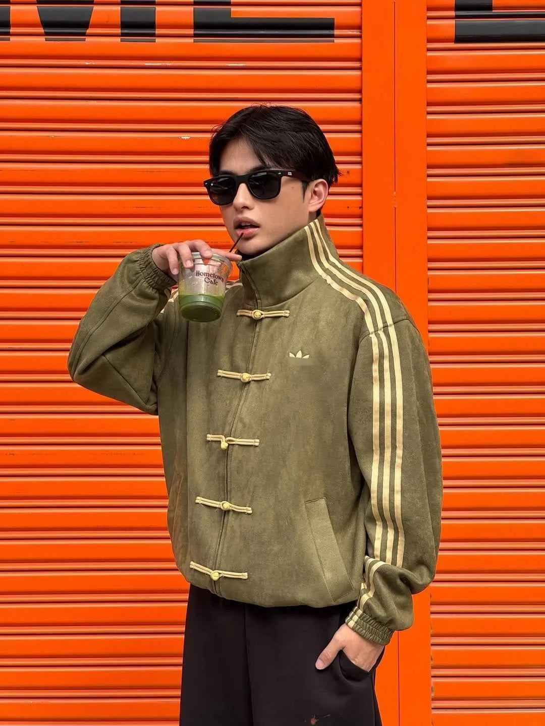 Xoratic Premium Green CNY Jacket – Trendy Streetwear for Casual Outfits.