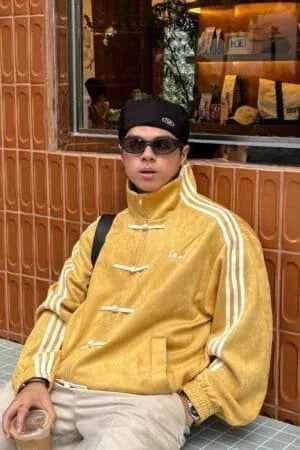 Xoratic Golden CNY Streetwear Jacket – Premium Bold Winter Fit.