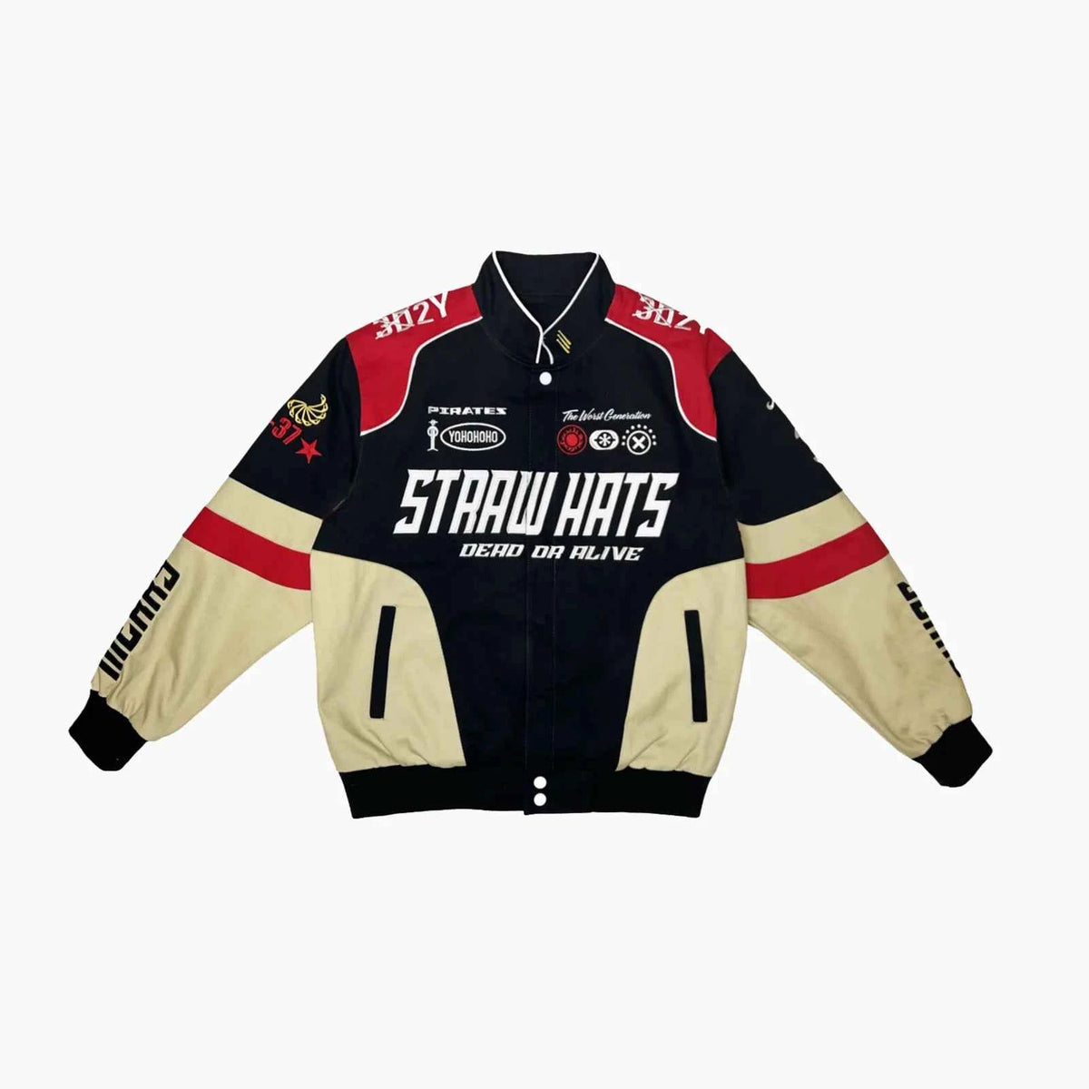 Anime-inspired streetwear jacket by Xoratic