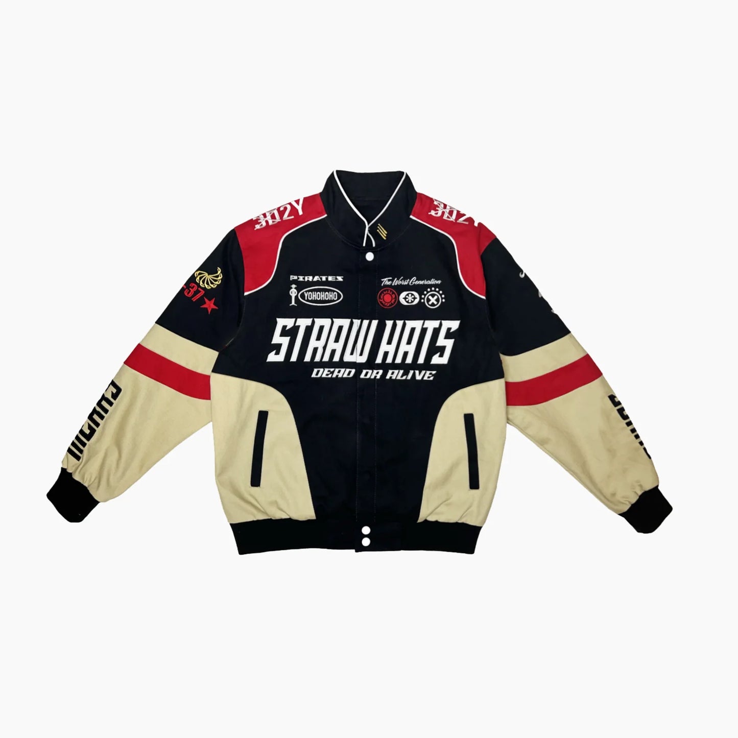 straw hats racing jacket ii unique style.