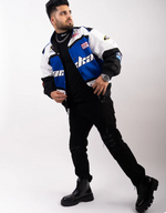 Blackair jacket premium blue and white by Xoratic