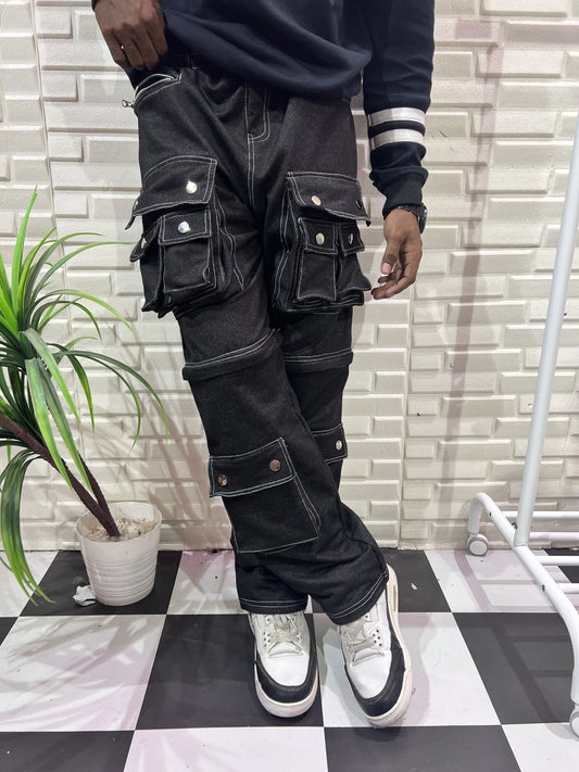 Urban Combat Style Cargo – Multi Pocket Design