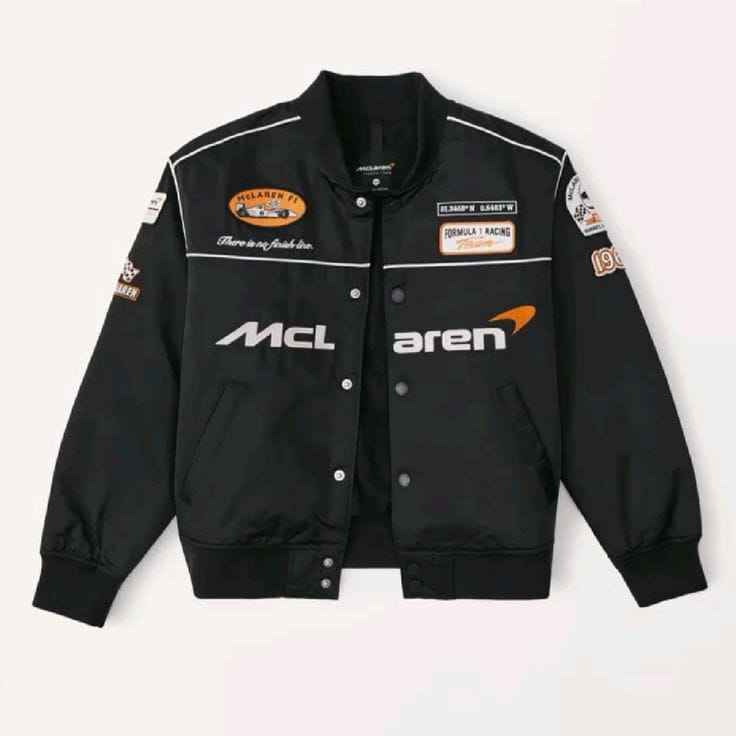 Black performance racing jacket by Xoratic
