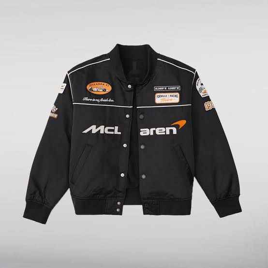 Black performance racing jacket by Xoratic