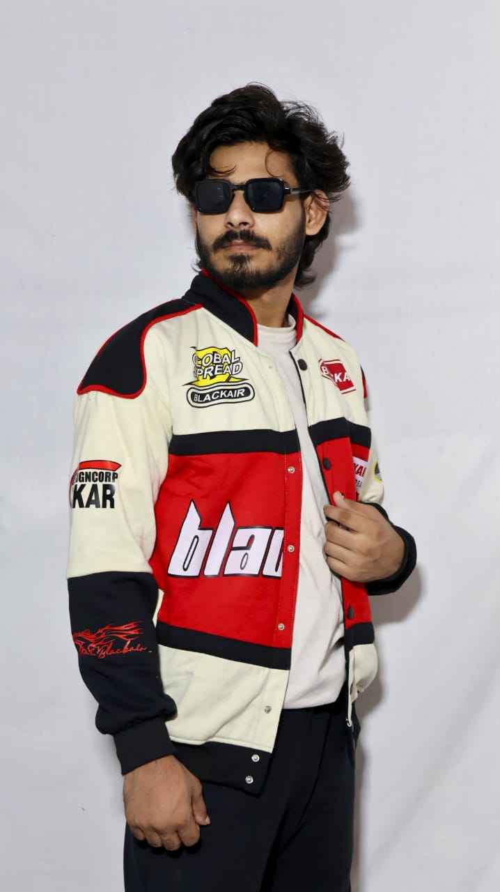 Blackair racing jacket in red.