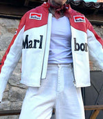 Pink embroidered racing jacket for girls by Xoratic