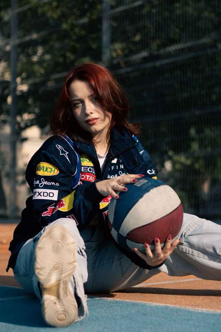 Red bull racing fully embroidered jacket in blue.