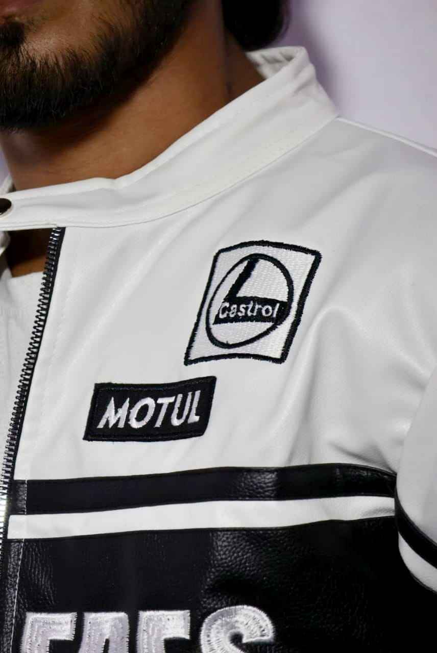 Luxury embroidered racing jacket by Xoratic