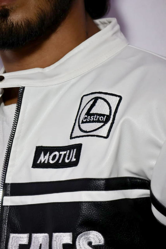 Mercedes racing jacket fully Embroidered and unique style.
