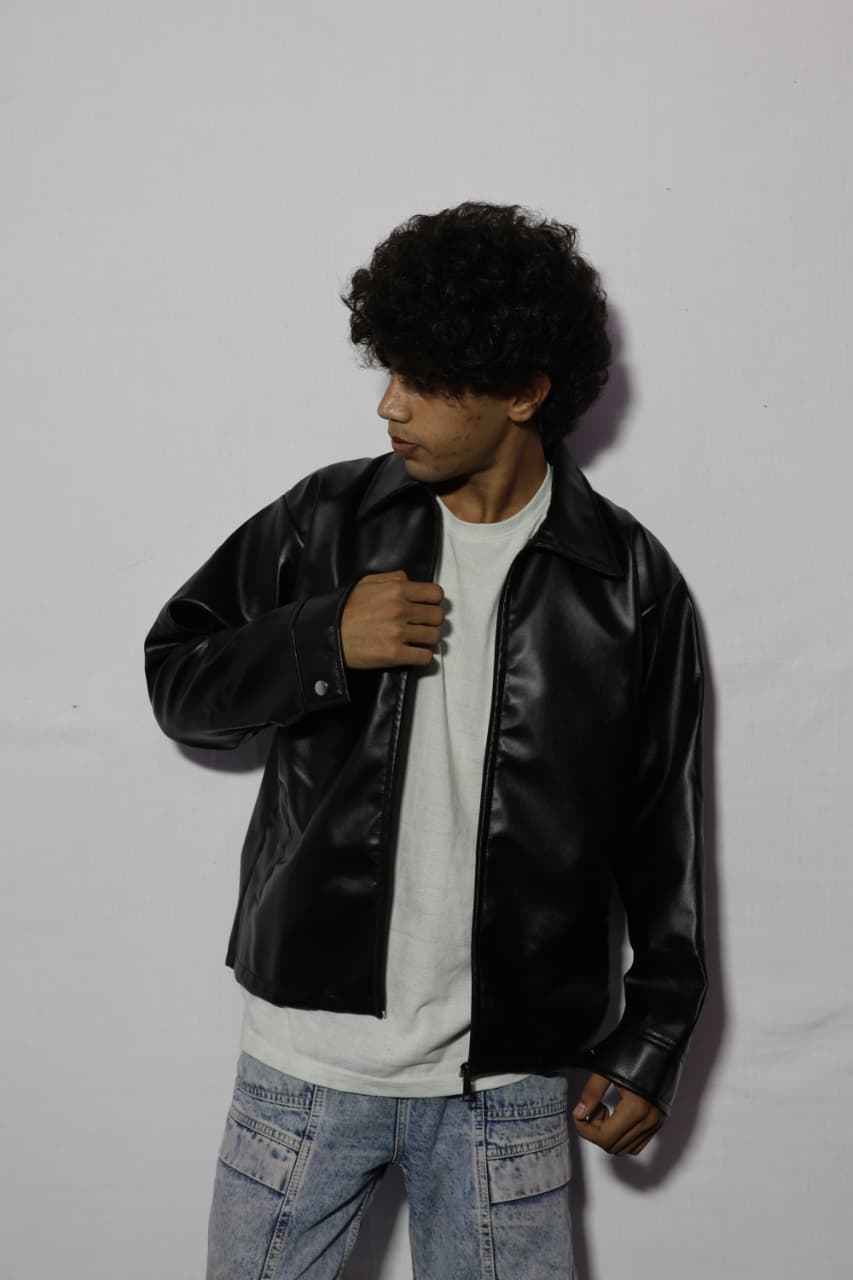 Premium racing collection  Ferrari raching jacket and black leather jacket in one parcel...