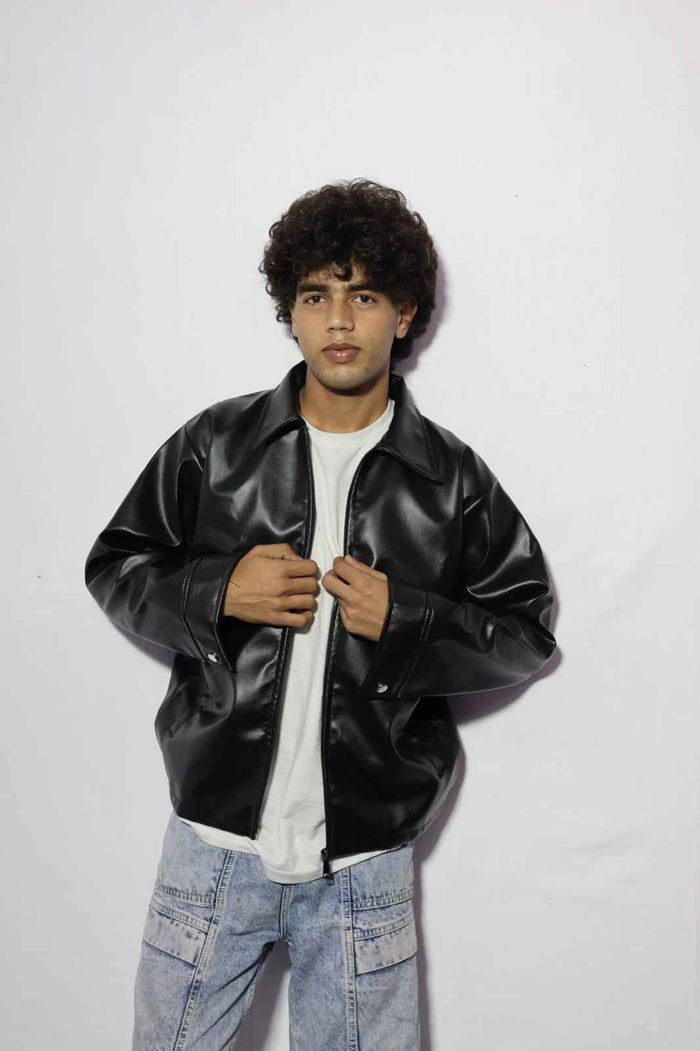Premium racing collection  Ferrari raching jacket and black leather jacket in one parcel...
