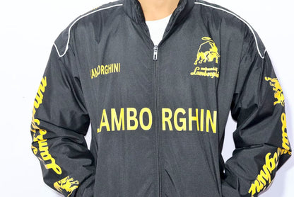 Lamborghini racing jacket in DTF print.