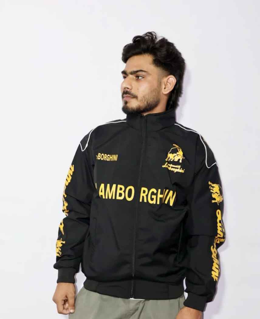 Bold racing jacket DTF print by Xoratic