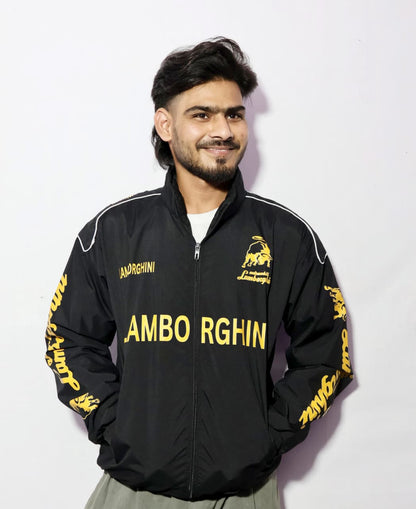 Lamborghini racing jacket in DTF print.