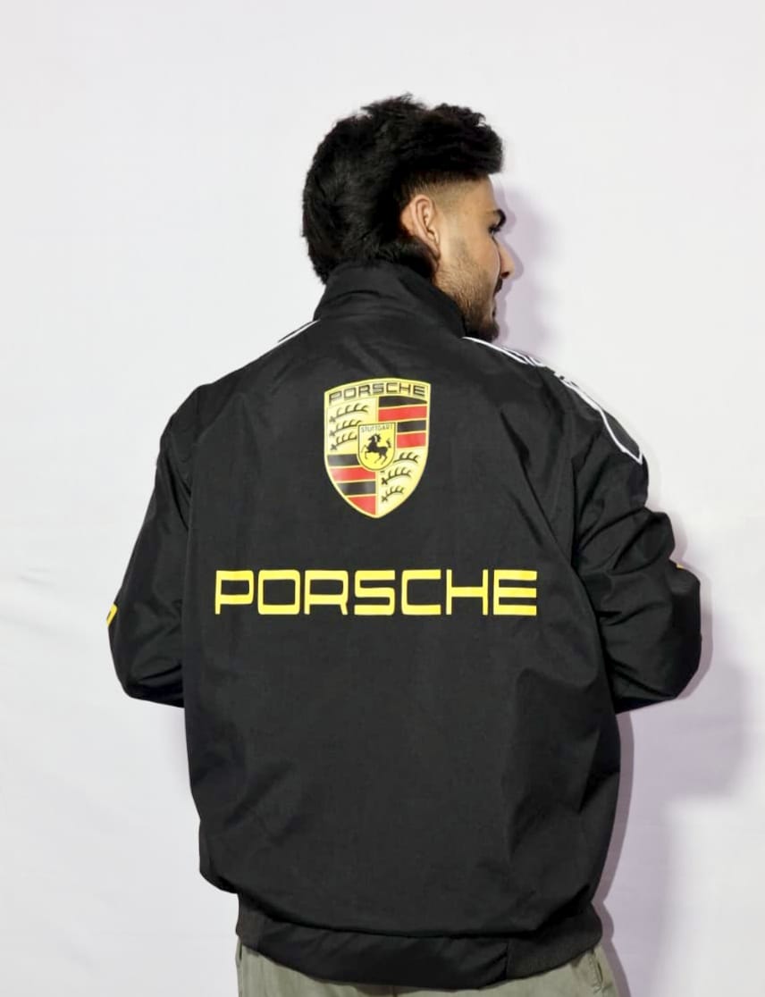 Porsche Racing jacket in dtf print .