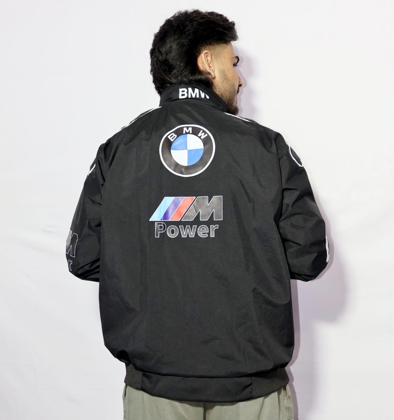 BMW racing jacket in DTF print .