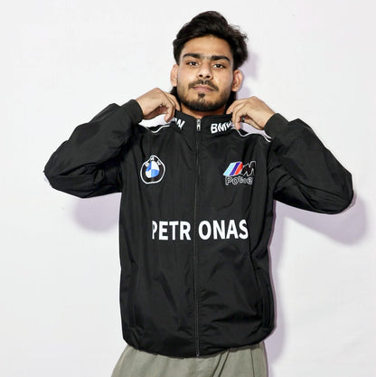 BMW racing jacket in DTF print .
