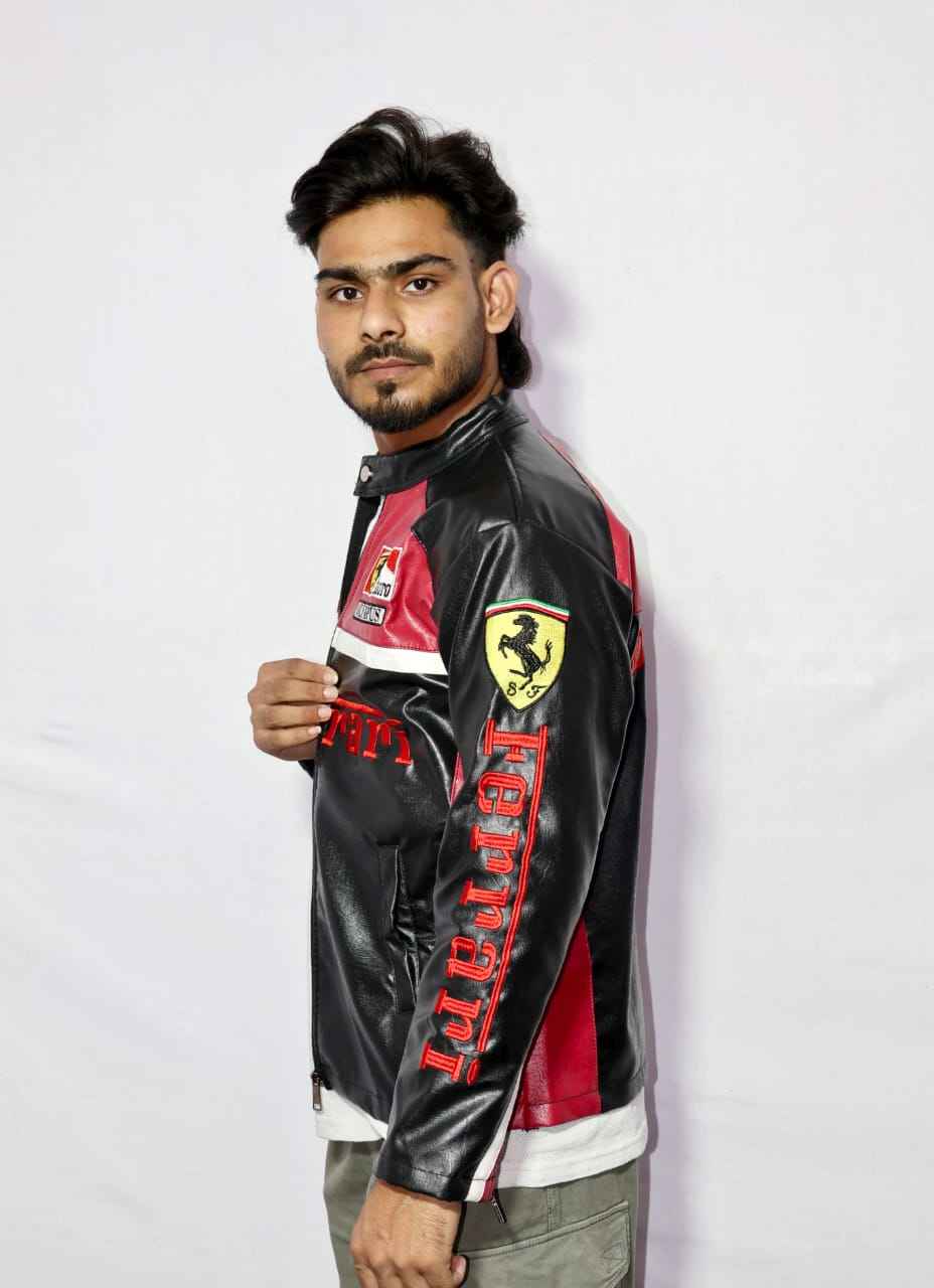 Premium embroidered racing jacket by Xoratic