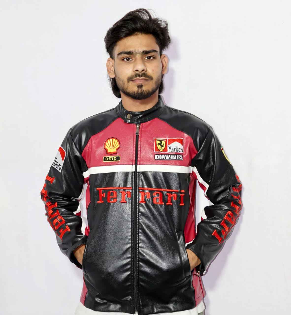 Premium embroidered racing jacket by Xoratic