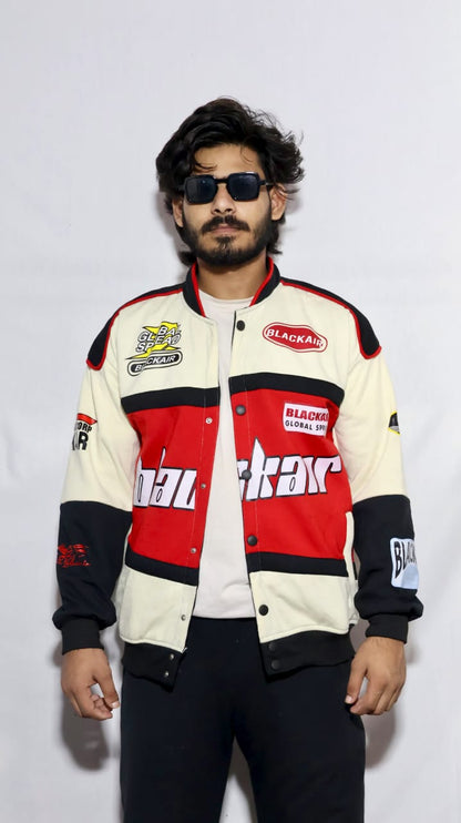 Racing Icon Vintage Black Air Jacket | Classic Motorsport Fashion & Racers