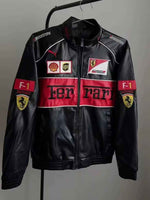 Racing-style leather jacket by Xoratic