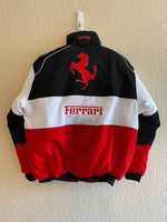 Tri-colour motorsport-style racing jacket by Xoratic