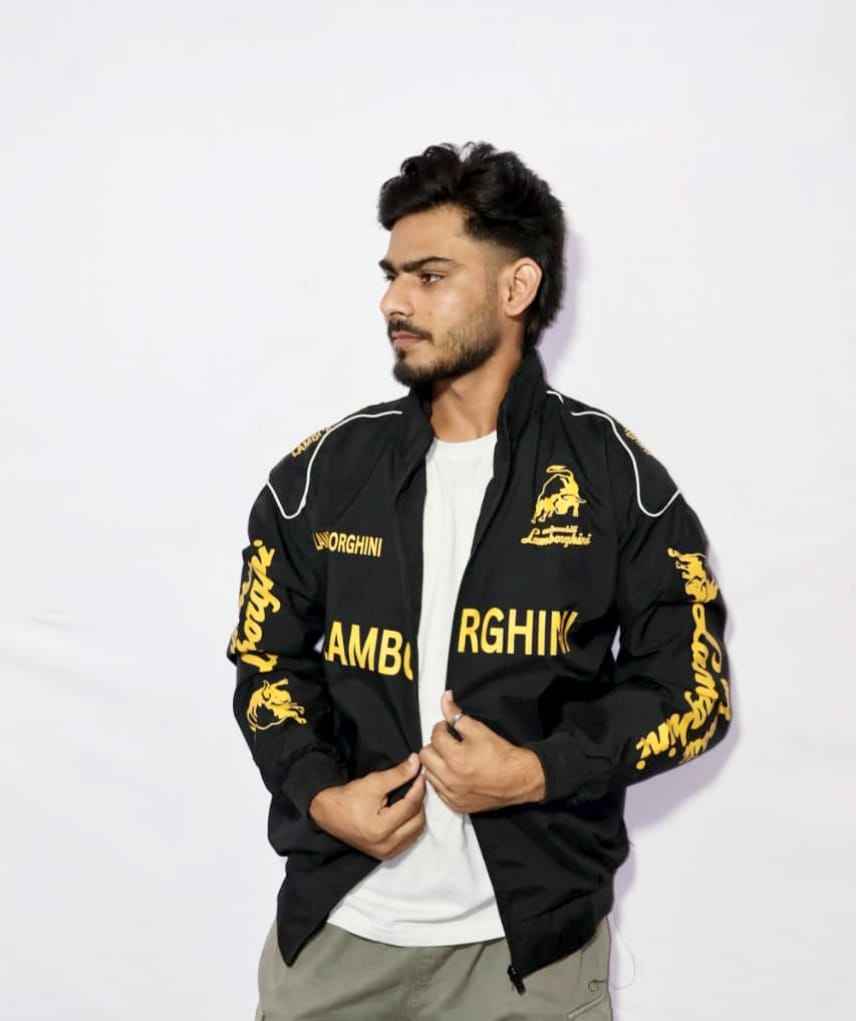 Bold racing jacket DTF print by Xoratic