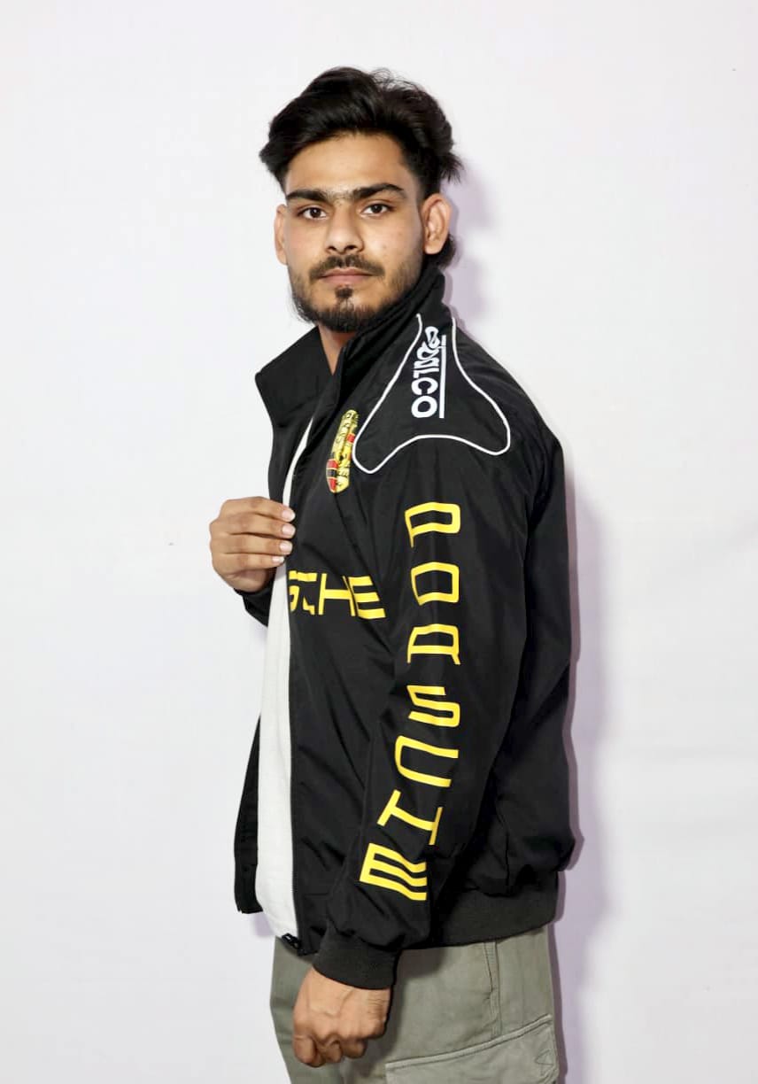 Porsche Racing jacket in dtf print .