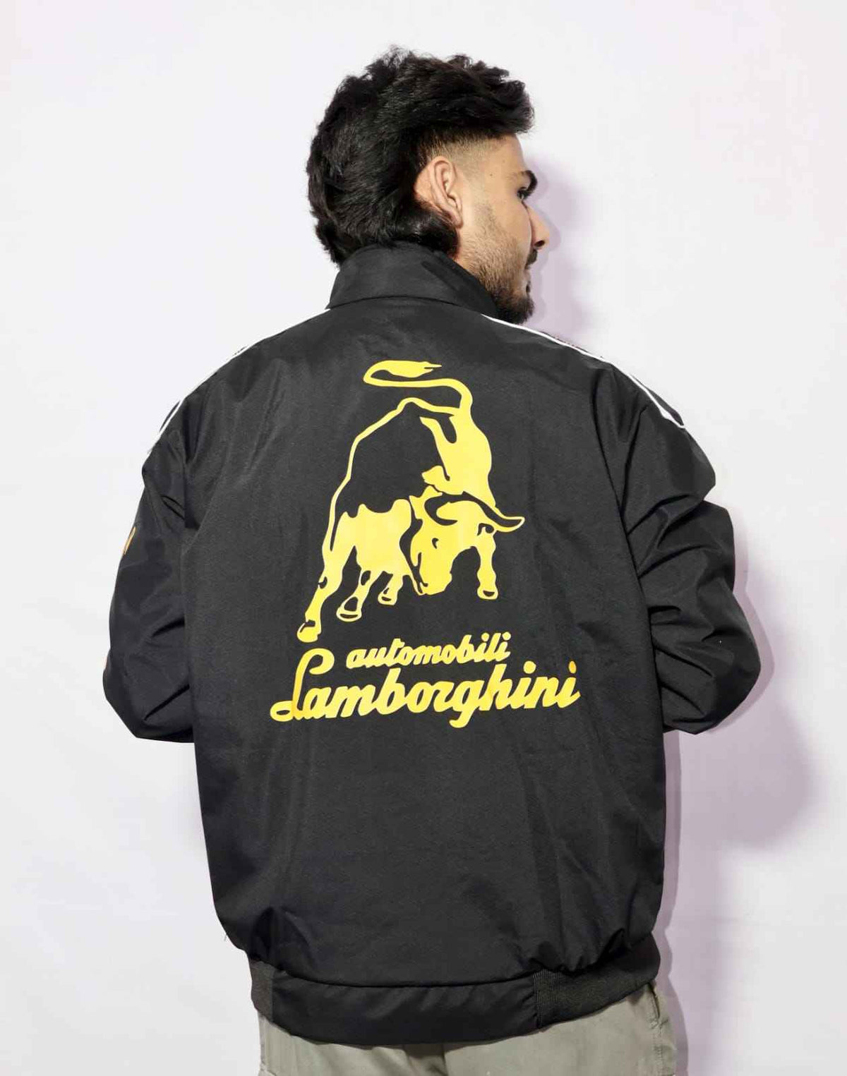 Bold racing jacket DTF print by Xoratic