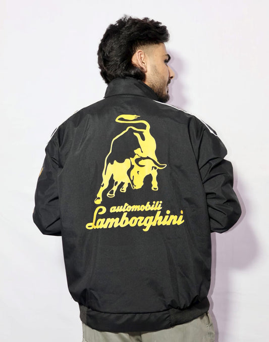 Lamborghini racing jacket in DTF print.