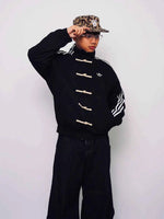 Xoratic Black CNY Jacket – Simple & Bold Style.