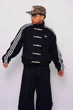 Xoratic Black CNY Jacket – Simple & Bold Style.
