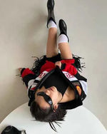 Tri-colour racing-style jacket by Xoratic