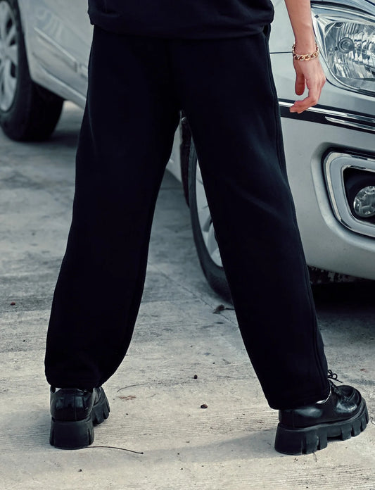Thunderstrike Lightning Print Joggers – Black Edition