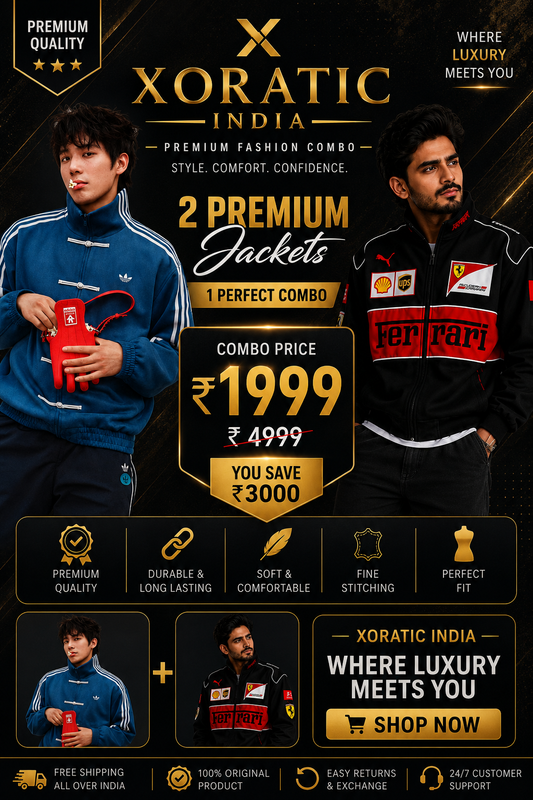 Xoratic Combo Offer – 2 Jackets for the Price of 1