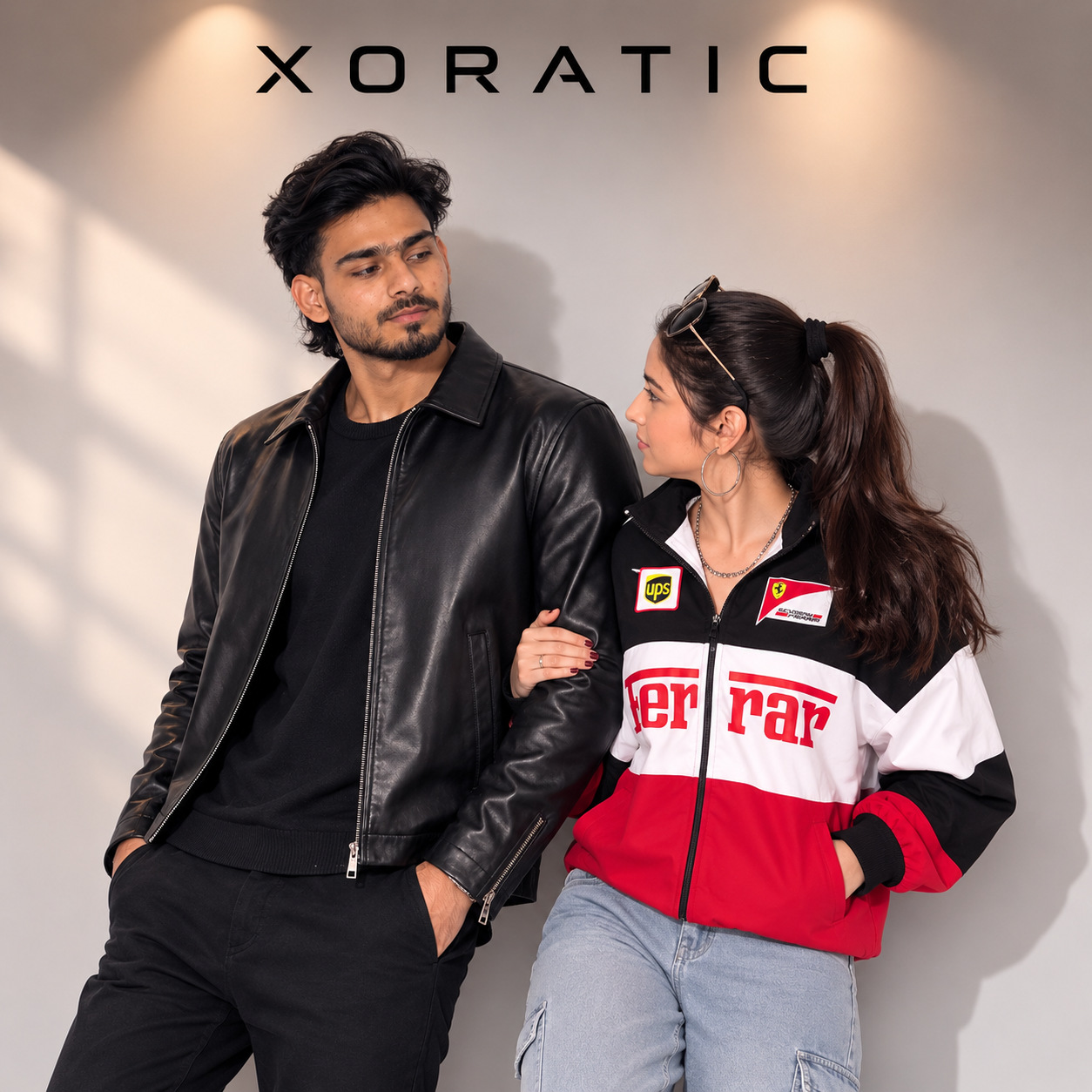 Ferrari Jacket Duo Pack – Elevate Your Style with Premium Black & Tri-Colour Designs | Xoratic
